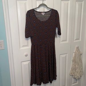 LuLaRoe Nicole dress size large